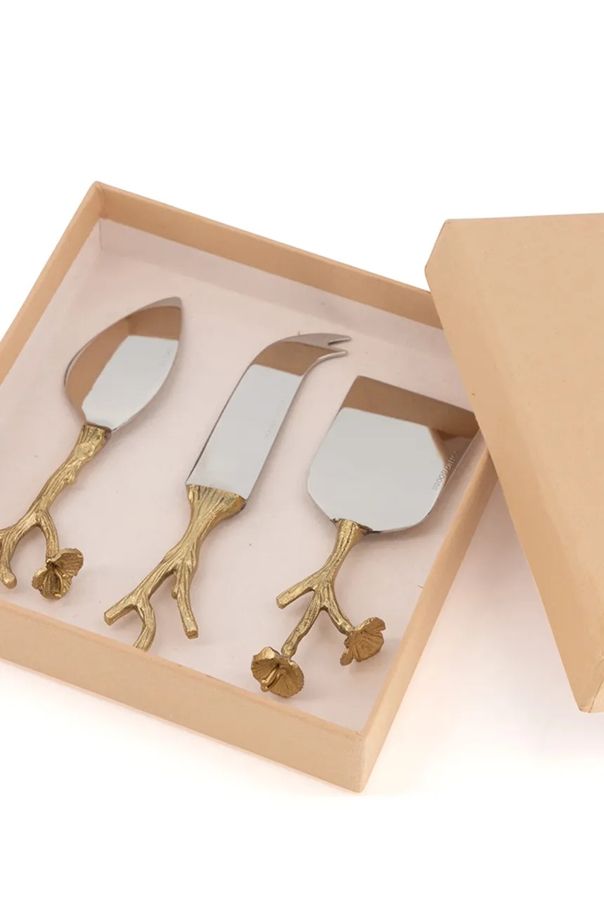 Σετ μαχαιροπήρουνων τυριού Doing Goods Ava Blossom Cheese Set 17 x 17 x 4 cm χρώμα: πολύχρωμο φωτογραφία