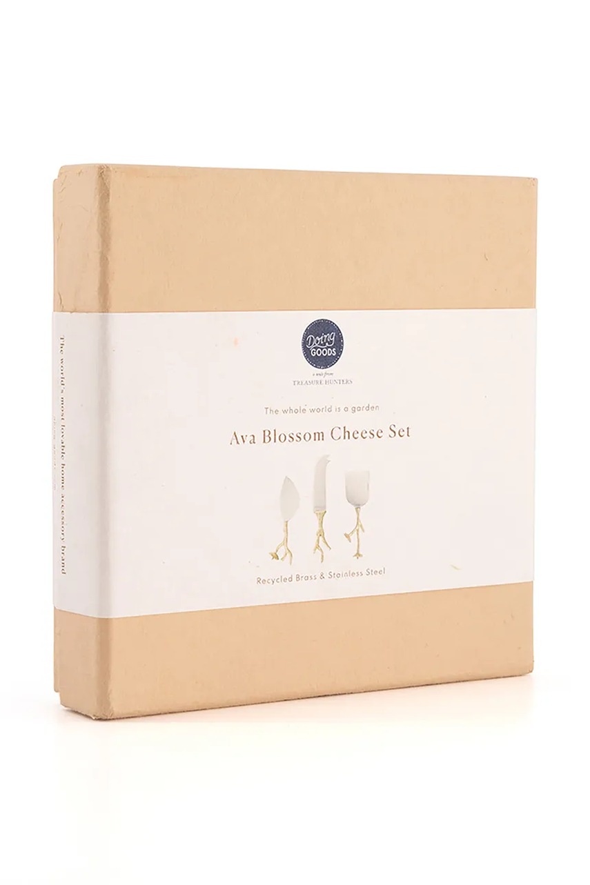 Σετ μαχαιροπήρουνων τυριού Doing Goods Ava Blossom Cheese Set 17 x 17 x 4 cm χρώμα: πολύχρωμο φωτογραφία