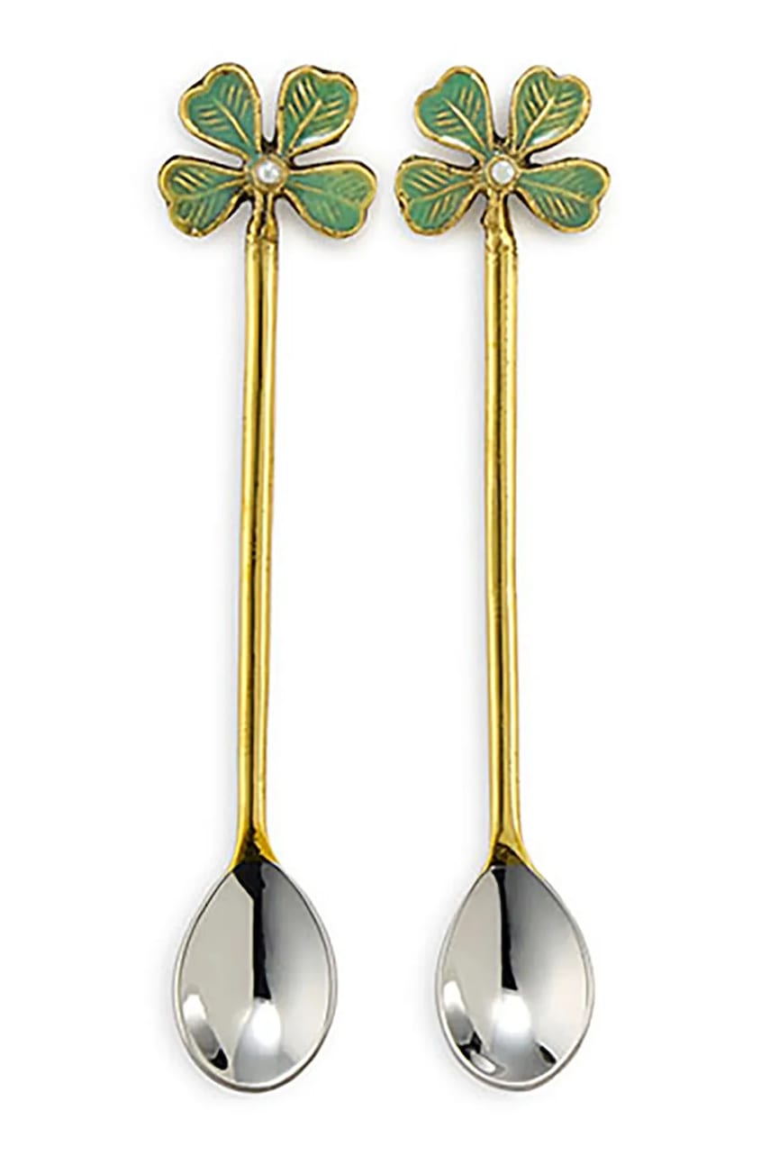 Doing Goods linguriţă de ceai Lucky Clover 12,5 x 2,5 0,5 cm  2-pack