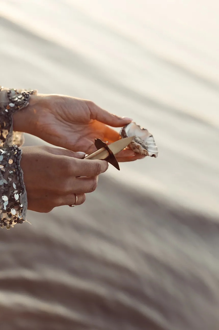 Μαχαίρι στρειδιών Maria el Mar Golden Oyster χρώμα: κίτρινο φωτογραφία
