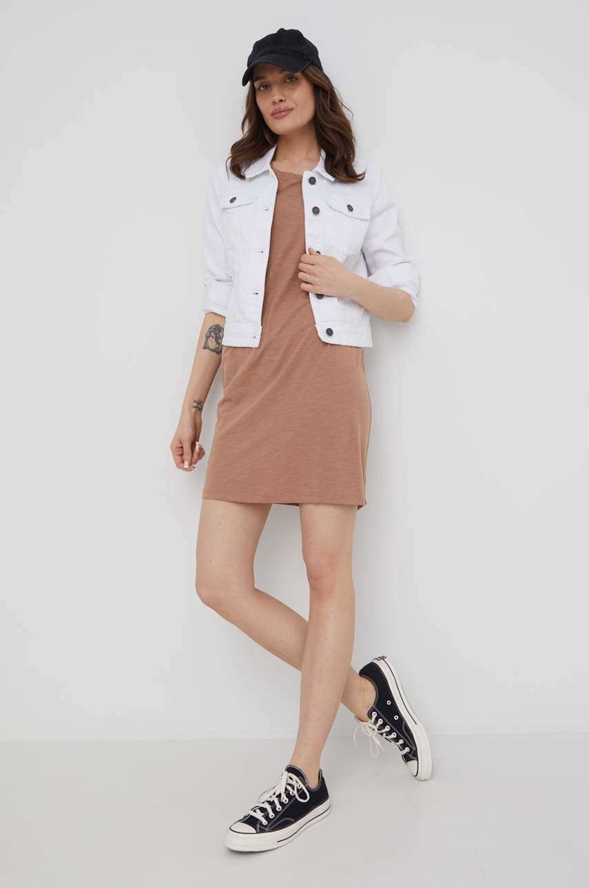 

Сукня Noisy May колір коричневий mini oversize