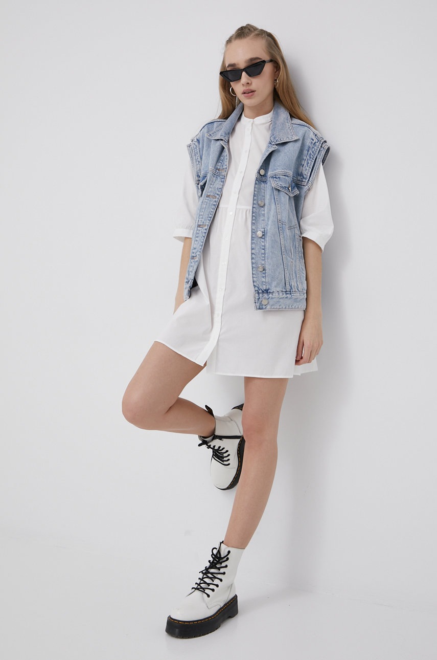 

Сукня Vero Moda колір білий mini розкльошена