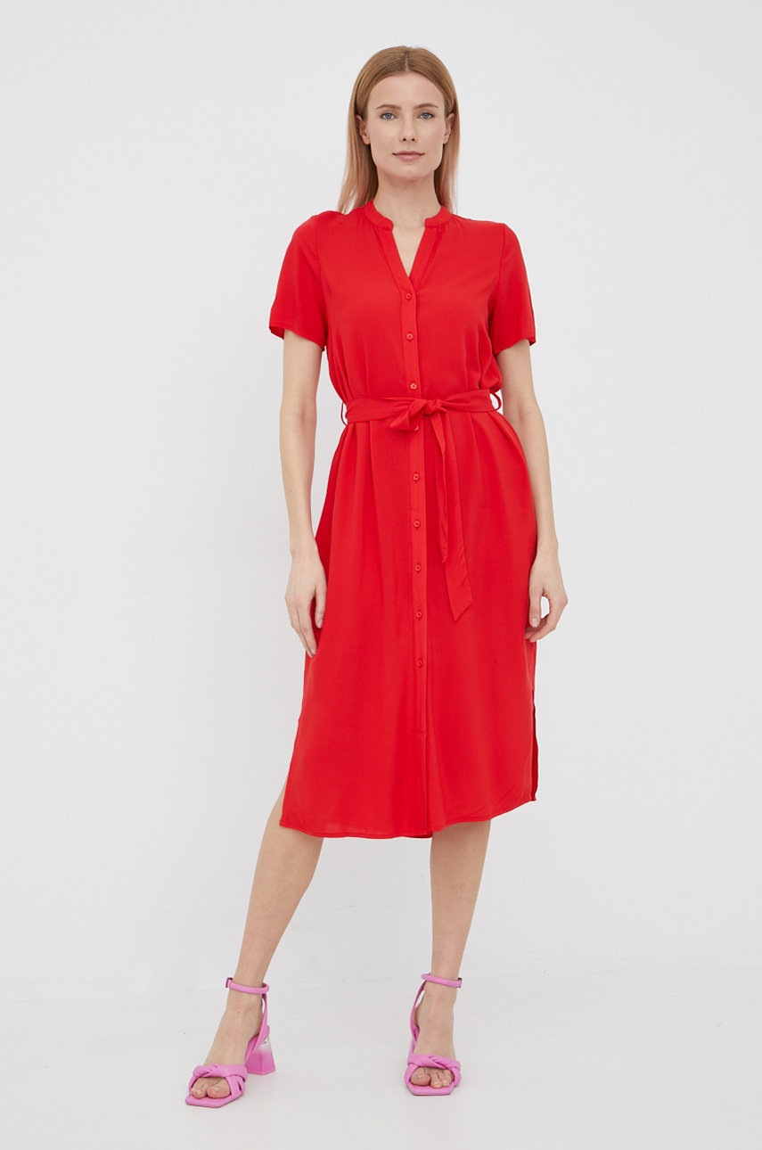 

Платье Vero Moda цвет красный mini прямая