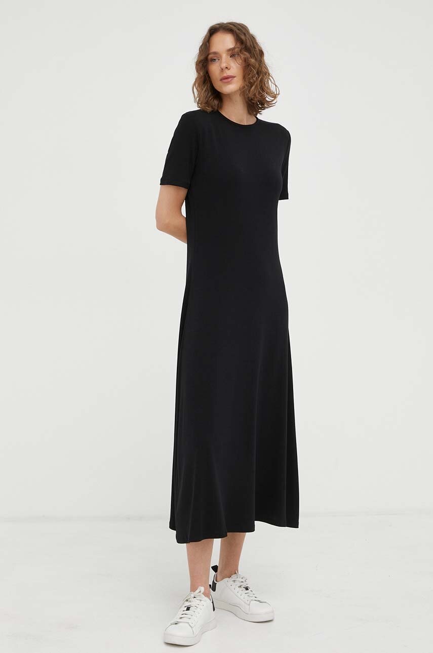 Marc O'polo Rochie Culoarea Negru, Maxi, Drept