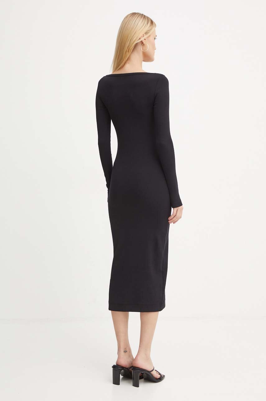 Φόρεμα Diesel D-BALLET-D χρώμα: μαύρο, A14960.0EJAI φωτογραφία