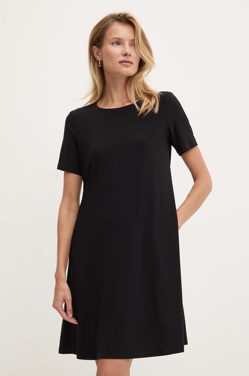 Joseph Ribkoff rochie culoarea negru, mini, oversize, 202130 Joseph Ribkoff rochie culoarea negru, mini, oversize, 202130