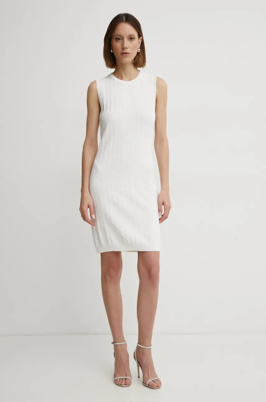 Платье Armani Exchange цвет бежевый mini прямое 8NYA9A YMH6Z Платье Armani Exchange цвет бежевый mini прямое 8NYA9A YMH6Z