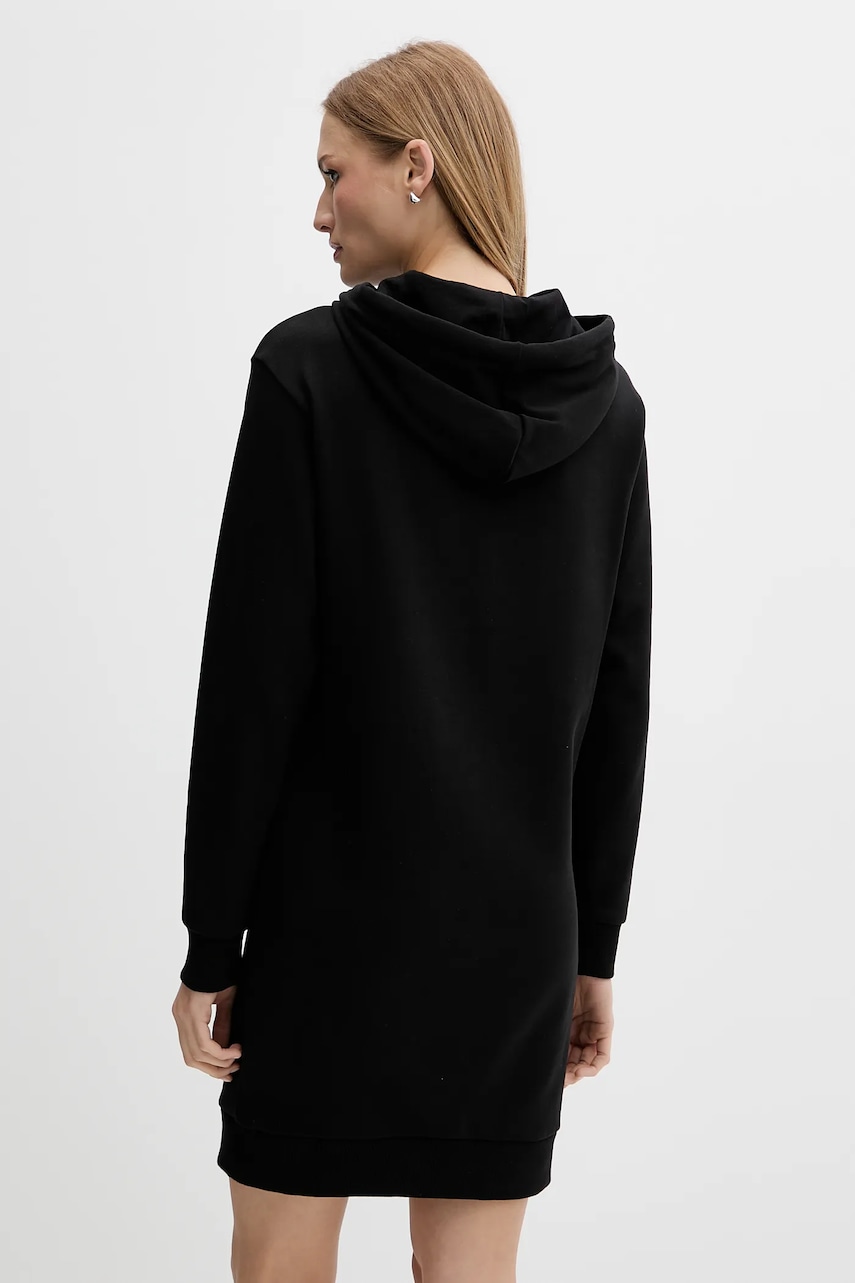 Бавовняна сукня Armani Exchange колір чорний mini пряма XW001453 AF10830