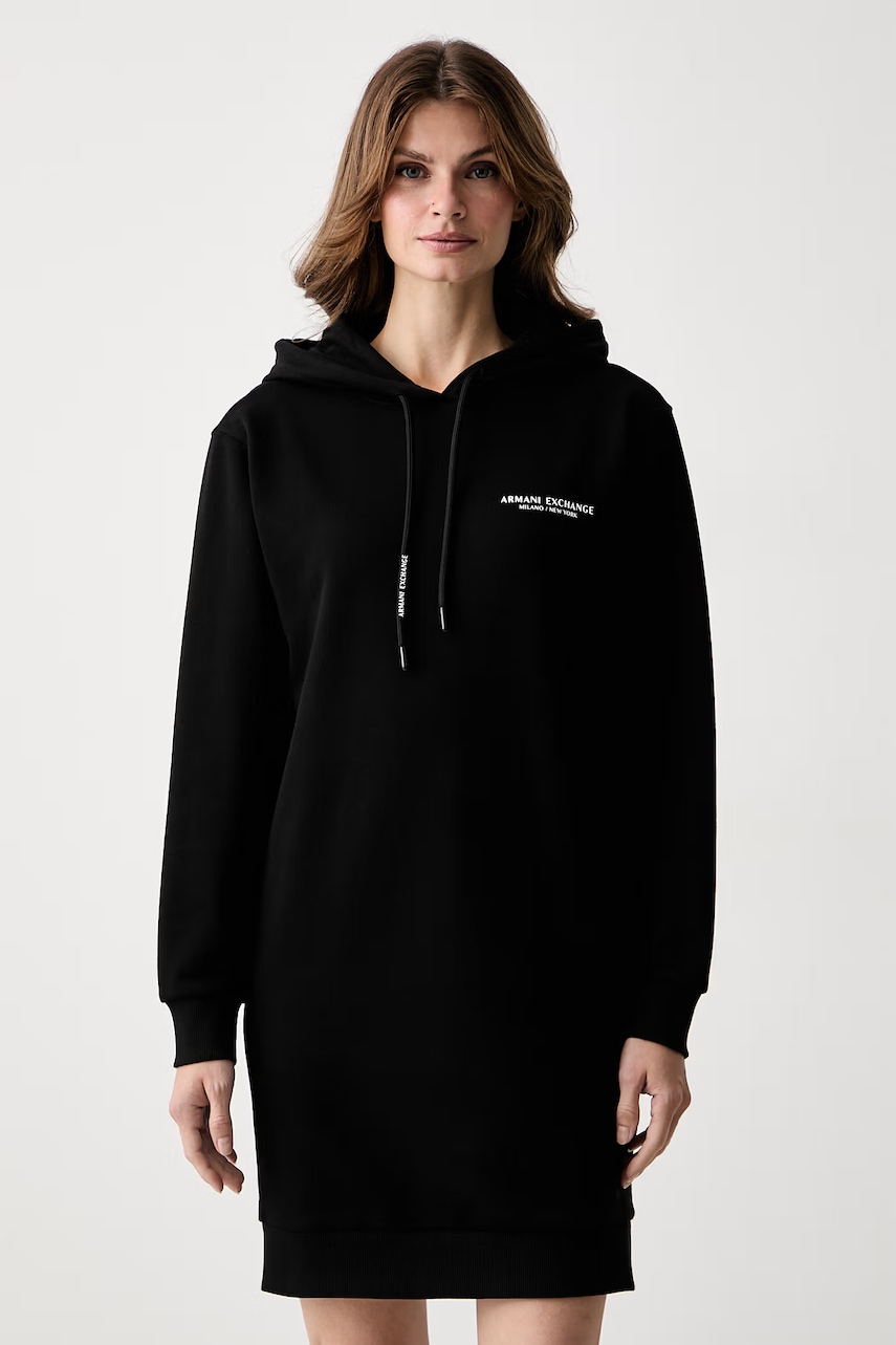 Armani Exchange sukienka bawełniana
