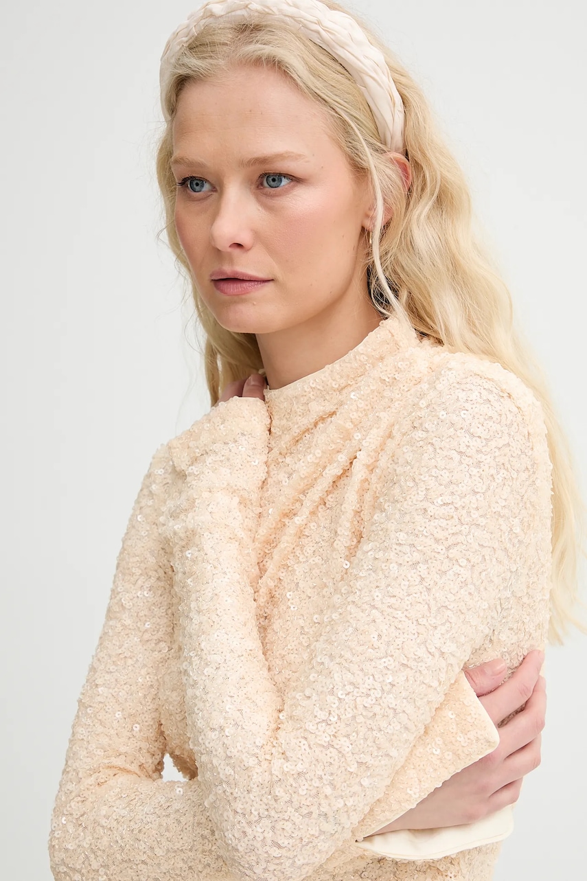 Сукня Renewed creative upcycling колір бежевий maxi облягаюча Renewed INTU x Answear