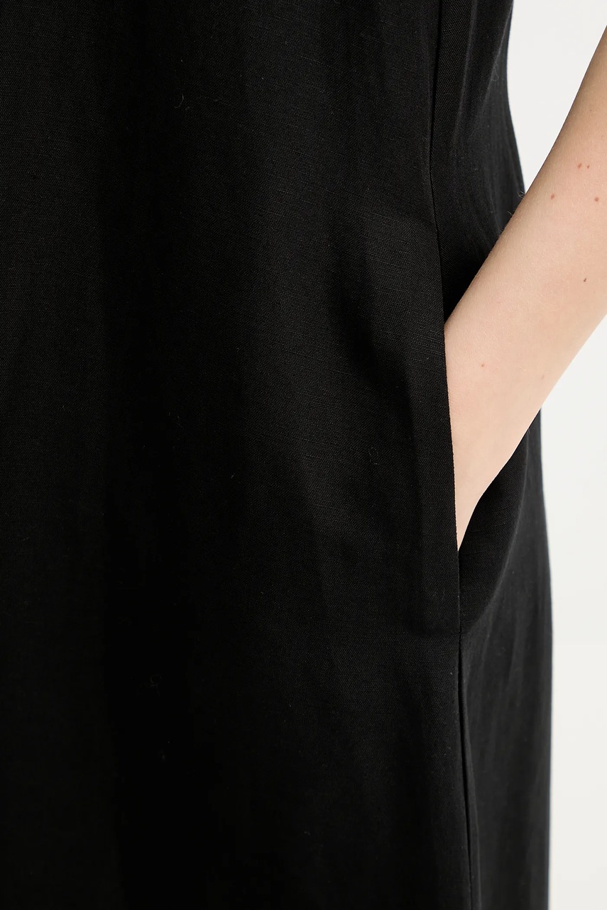 Сукня Renewed creative upcycling колір чорний maxi пряма Renewed INTU x Answear