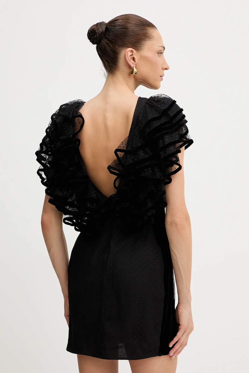 Šaty s příměsí hedvábí Twinset