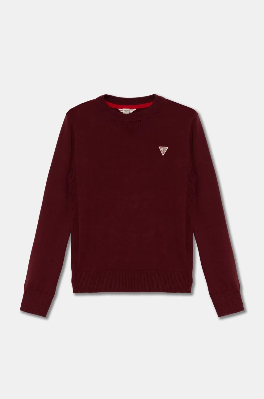 

Детски пуловер Guess в бордо от лека материя L0YR03 Z2VV0