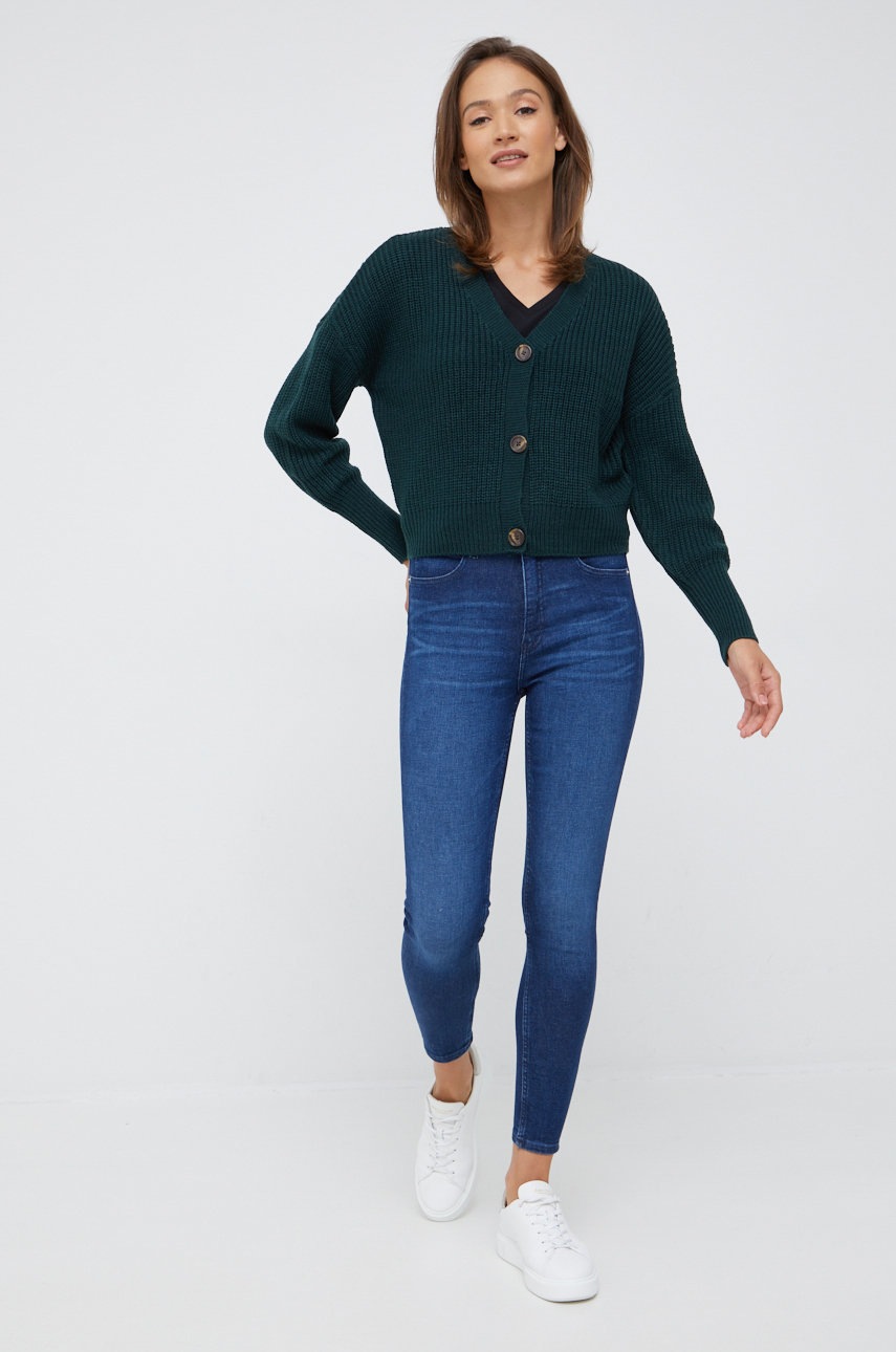 

Джемпер Vero Moda женский цвет зелёный