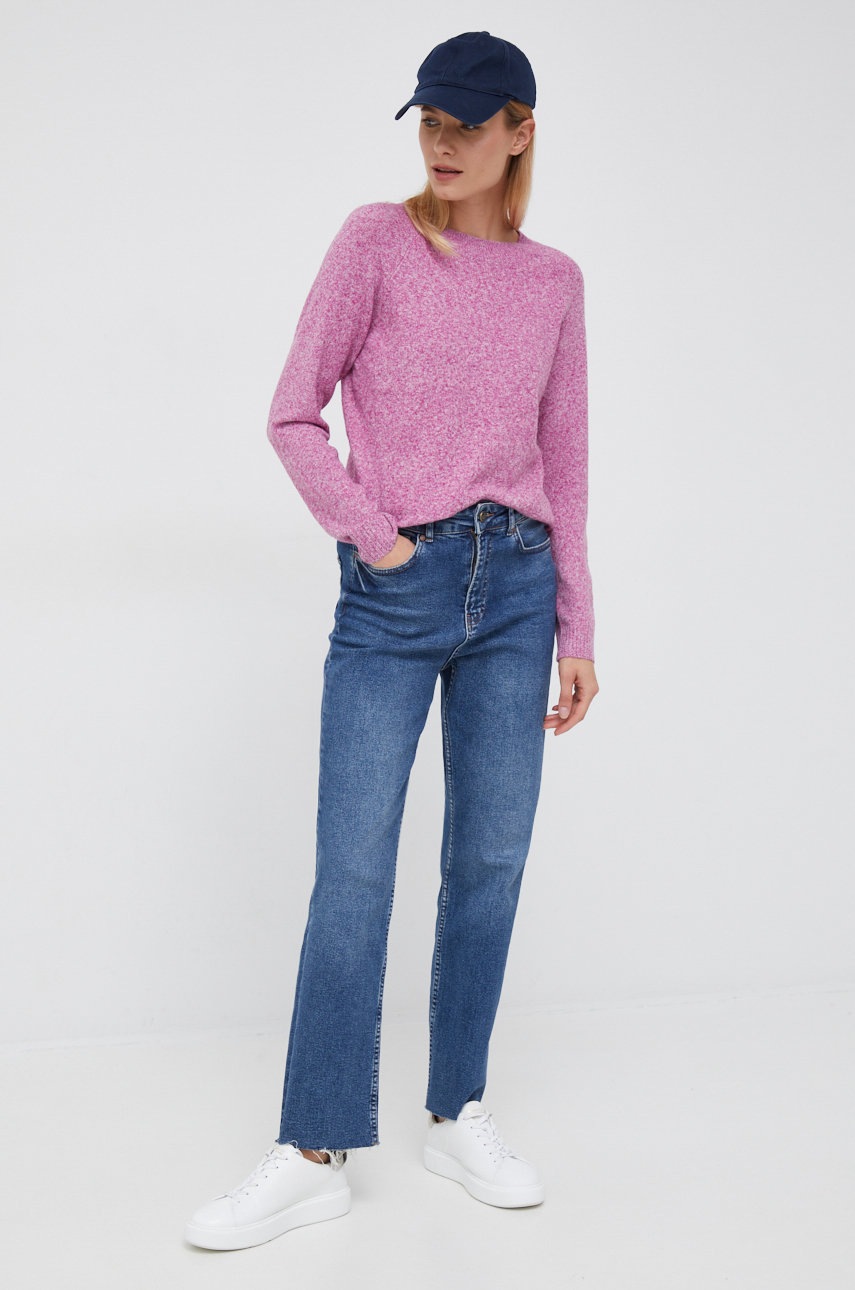 

Свитер Vero Moda женский цвет фиолетовый лёгкий