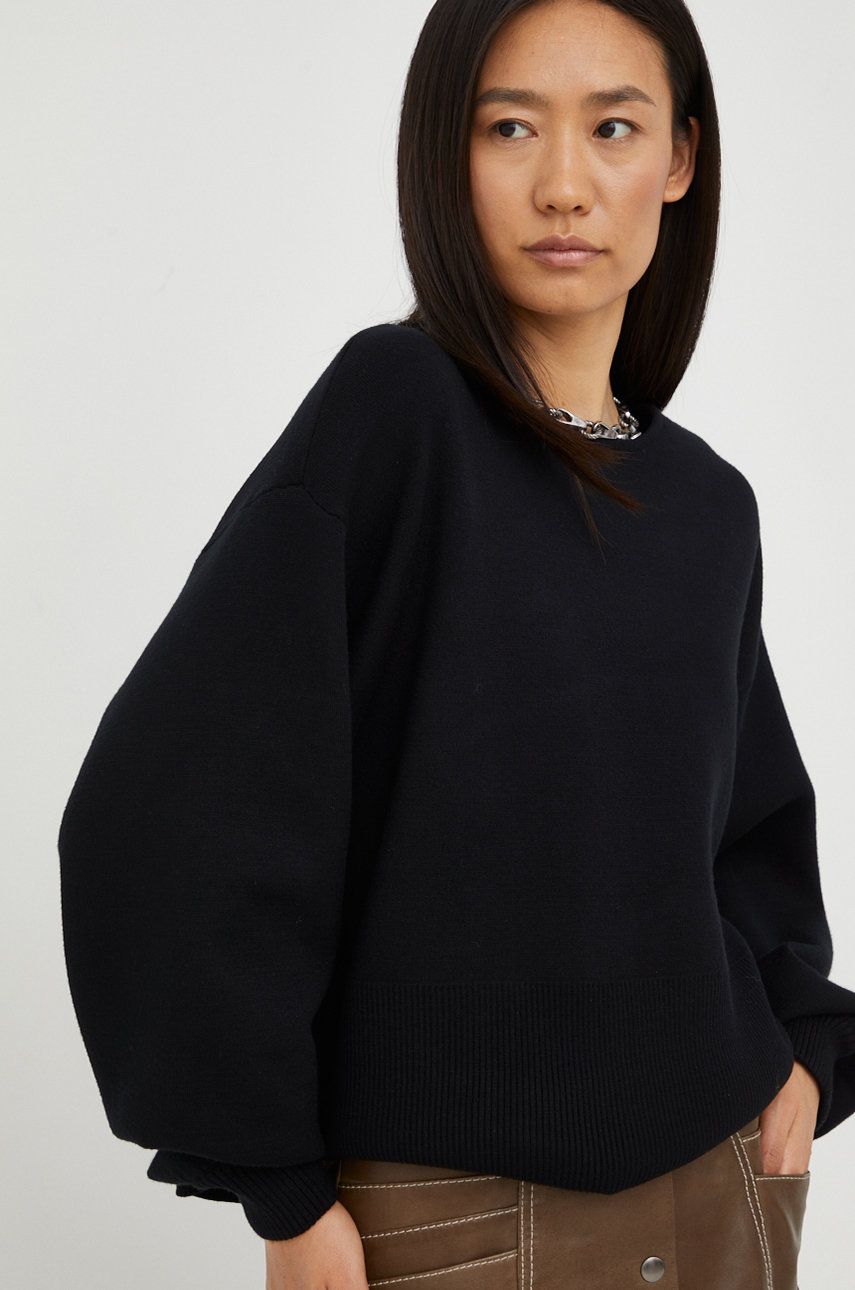 Gestuz pulover femei, culoarea negru, light answear.ro imagine megaplaza.ro