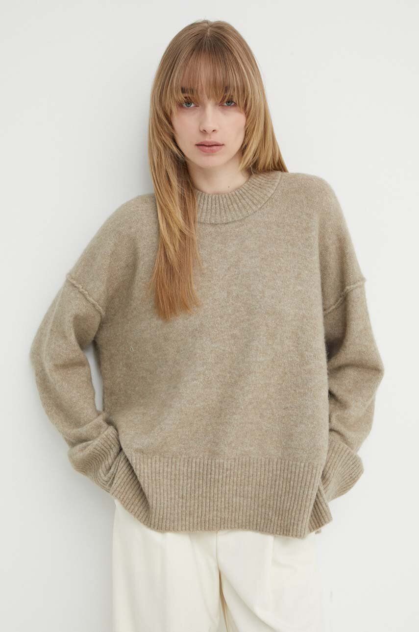 Day Birger et Mikkelsen pulover de lana Josie - Cozy Days RD femei, culoarea bej, light, DAY100420