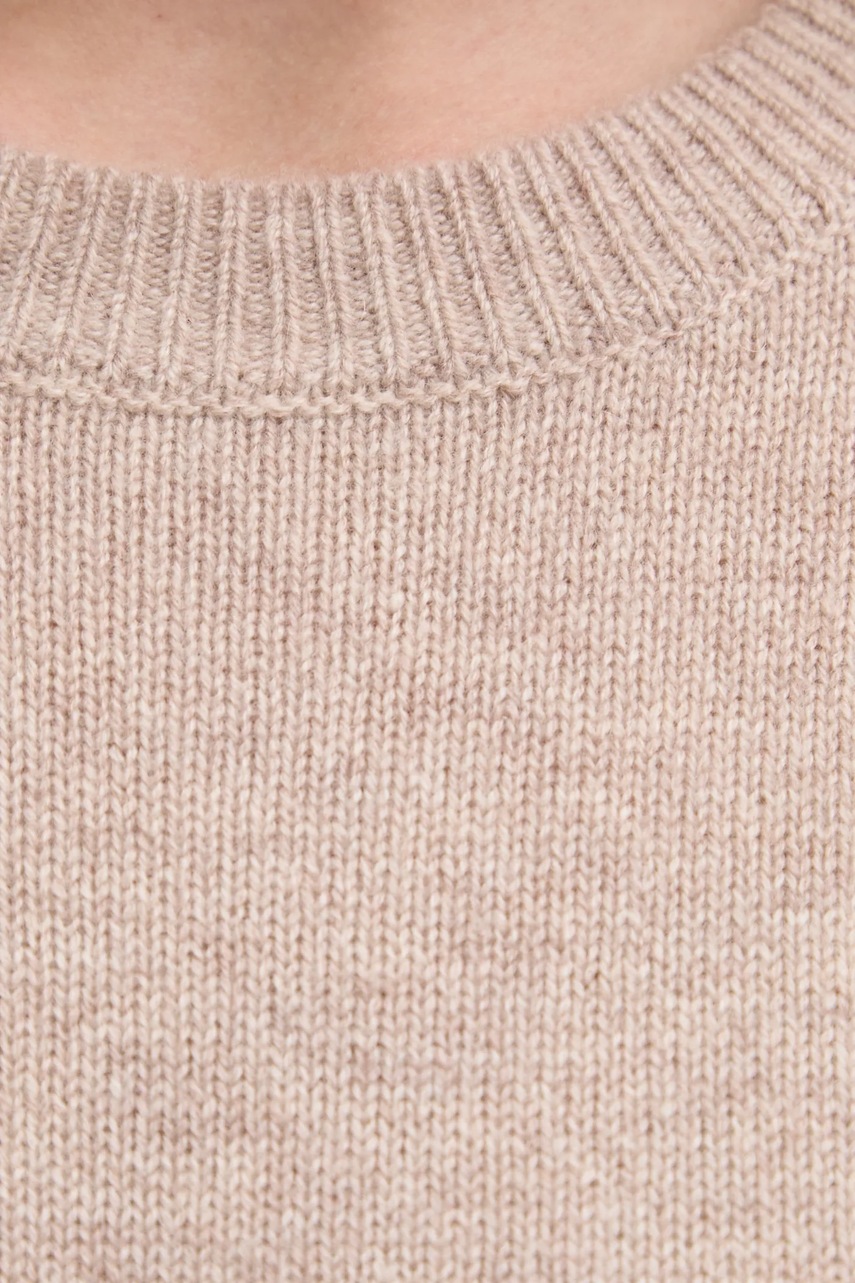 Πουλόβερ Gestuz χρώμα: μπεζ, 10909852 φωτογραφία