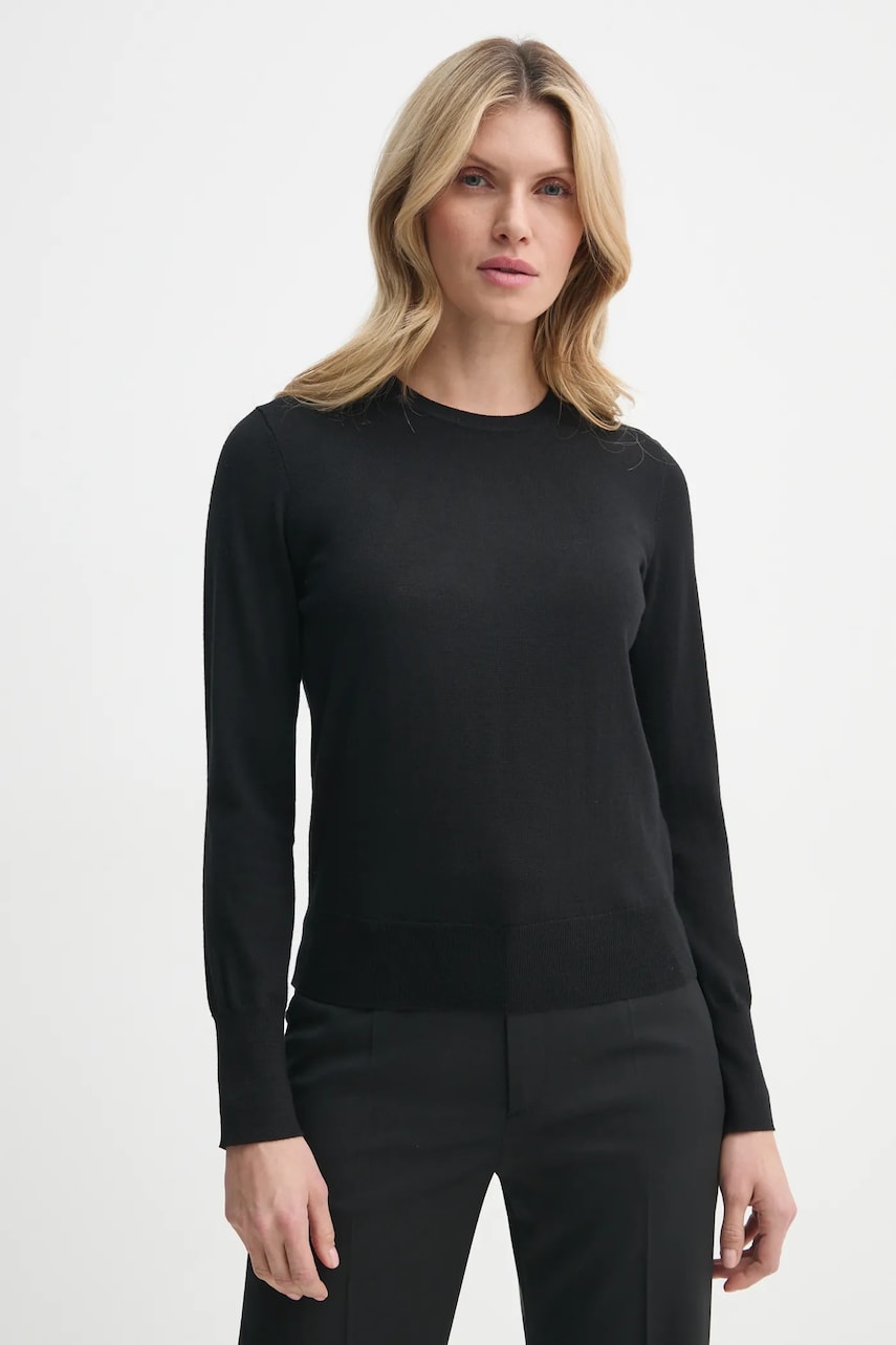 Filippa K pulover de lana femei, culoarea negru, light, 28920 Filippa K pulover de lana femei, culoarea negru, light, 28920