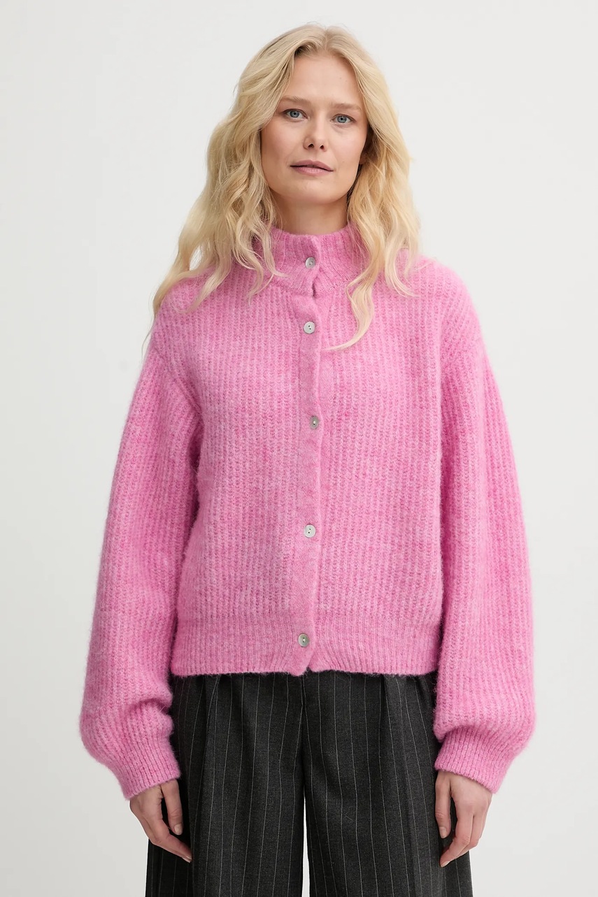 American Vintage cardigan din amestec de lână