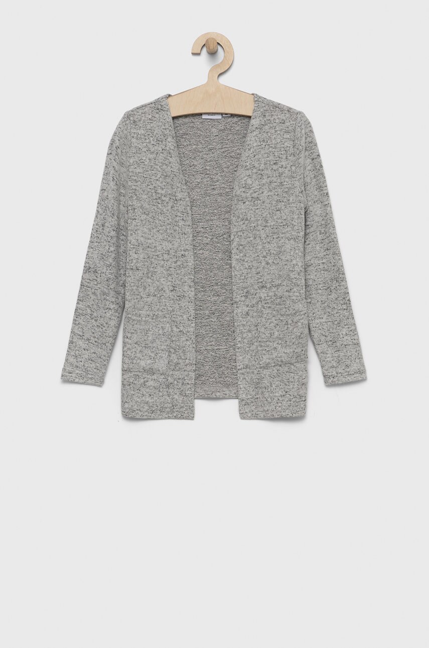 Name It cardigan copii culoarea gri, light
