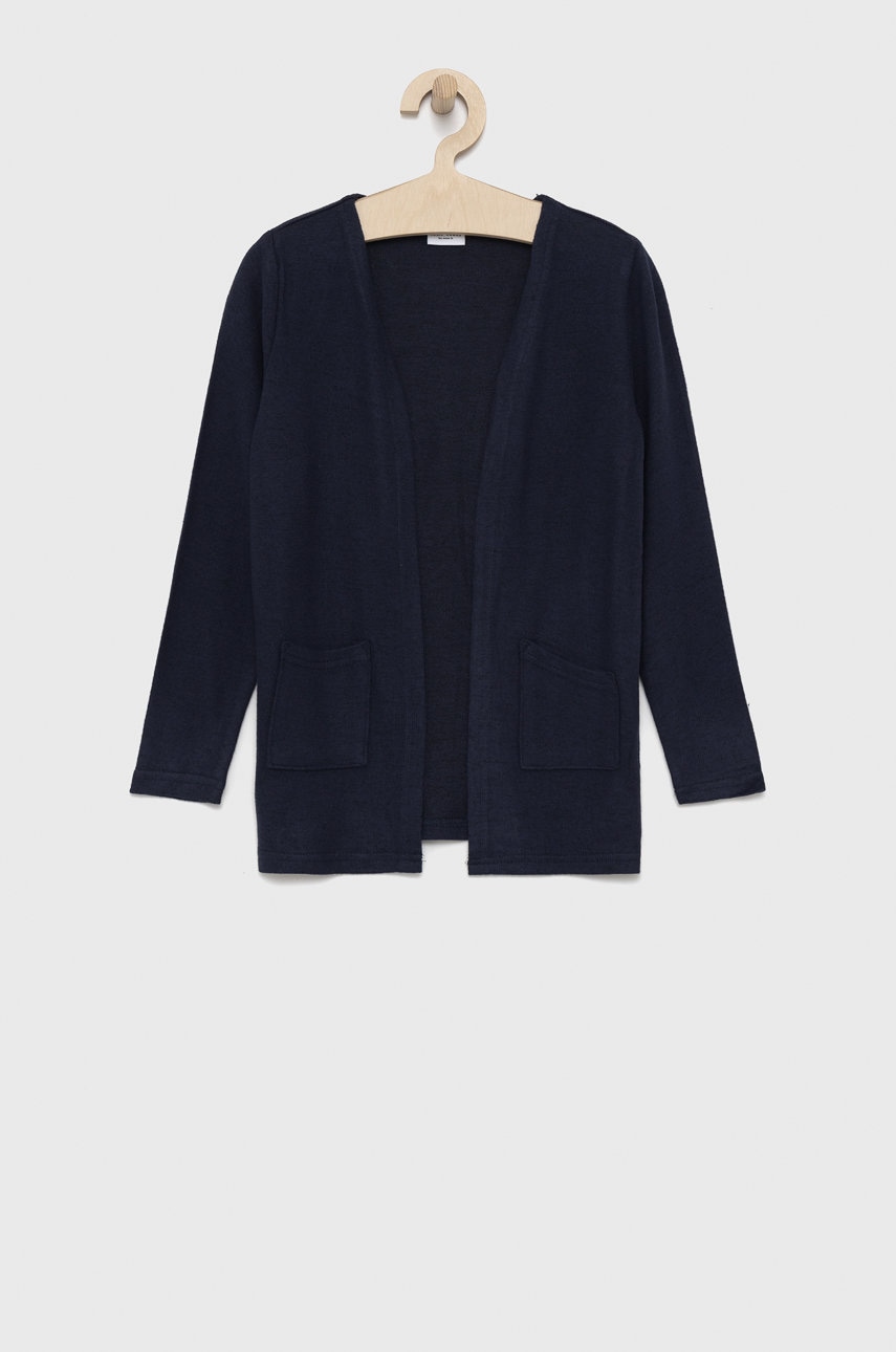 Name It cardigan copii culoarea albastru marin, light