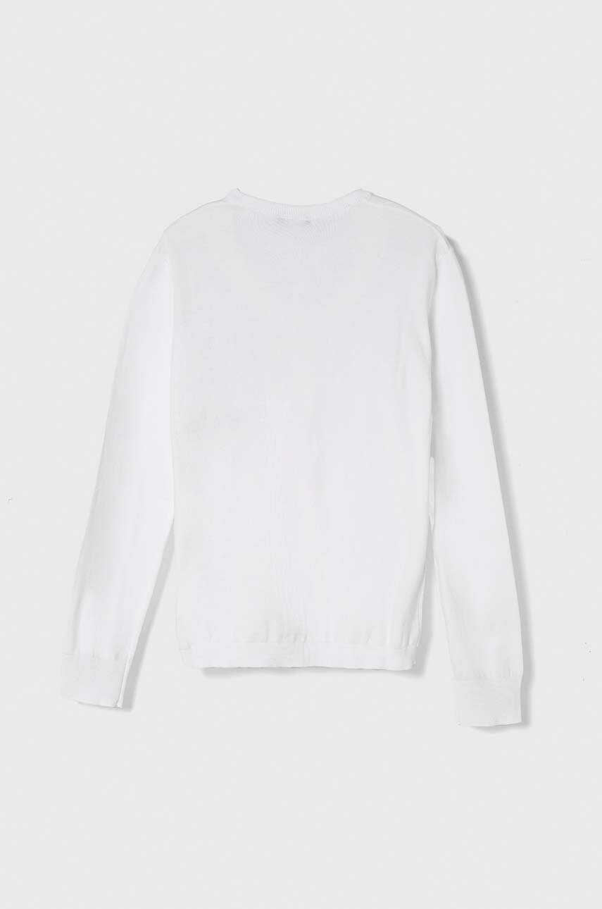 Детский кардиган United Colors of Benetton цвет белый лёгкий Детский кардиган United Colors of Benetton цвет белый лёгкий