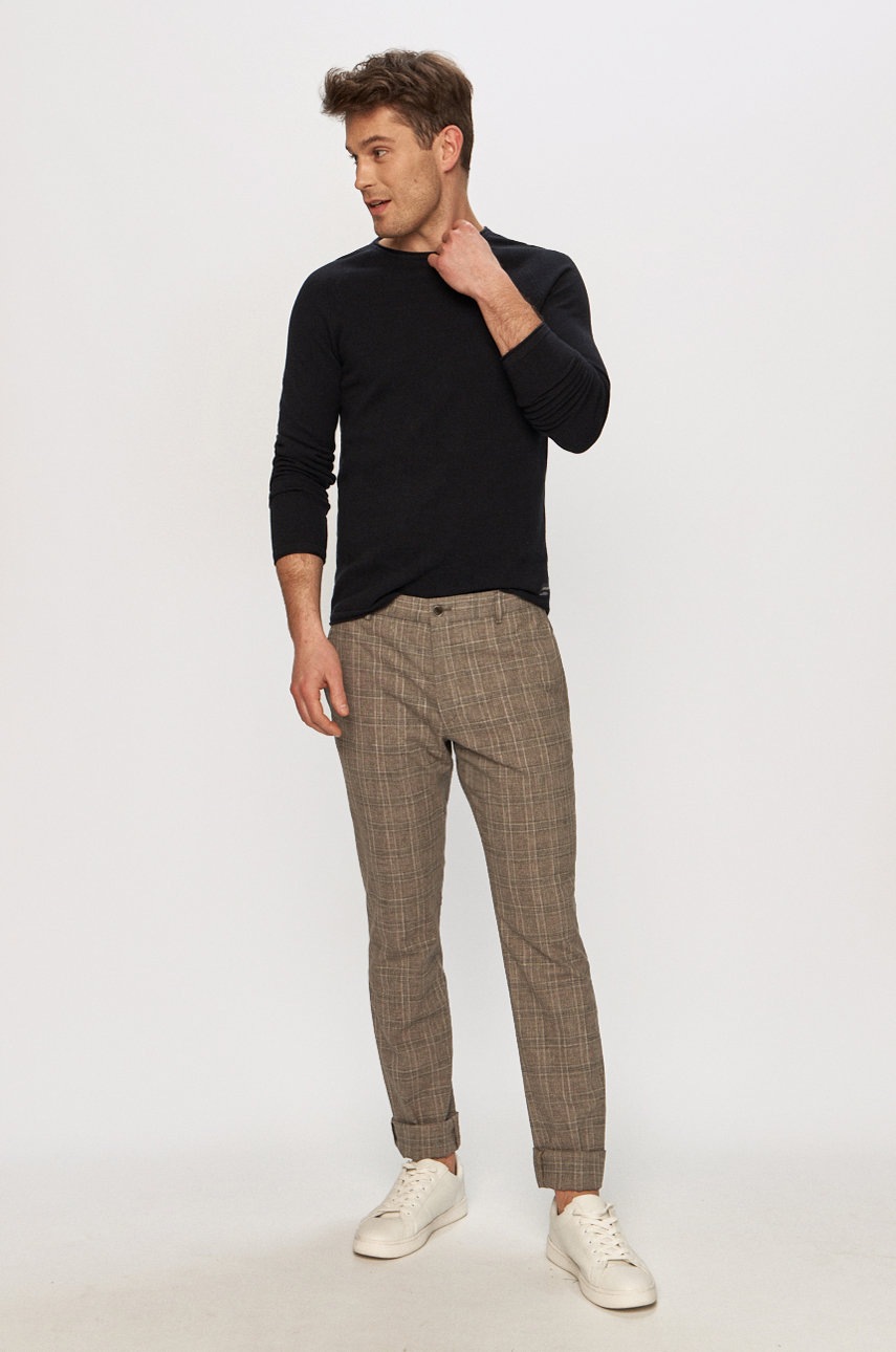

Свитер Jack & Jones мужской цвет синий лёгкий