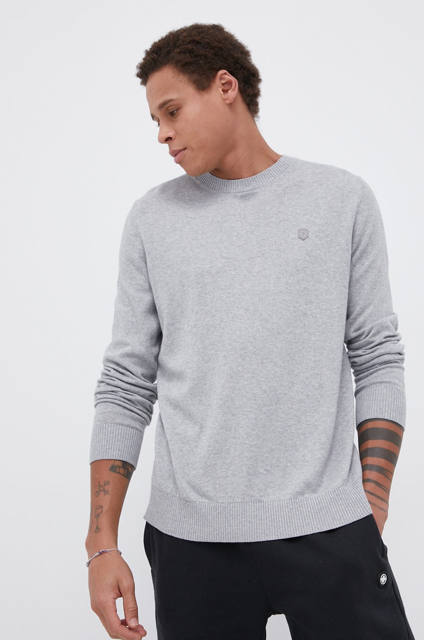 

Premium by Jack&Jones - Пуловер с кашмир, Сив