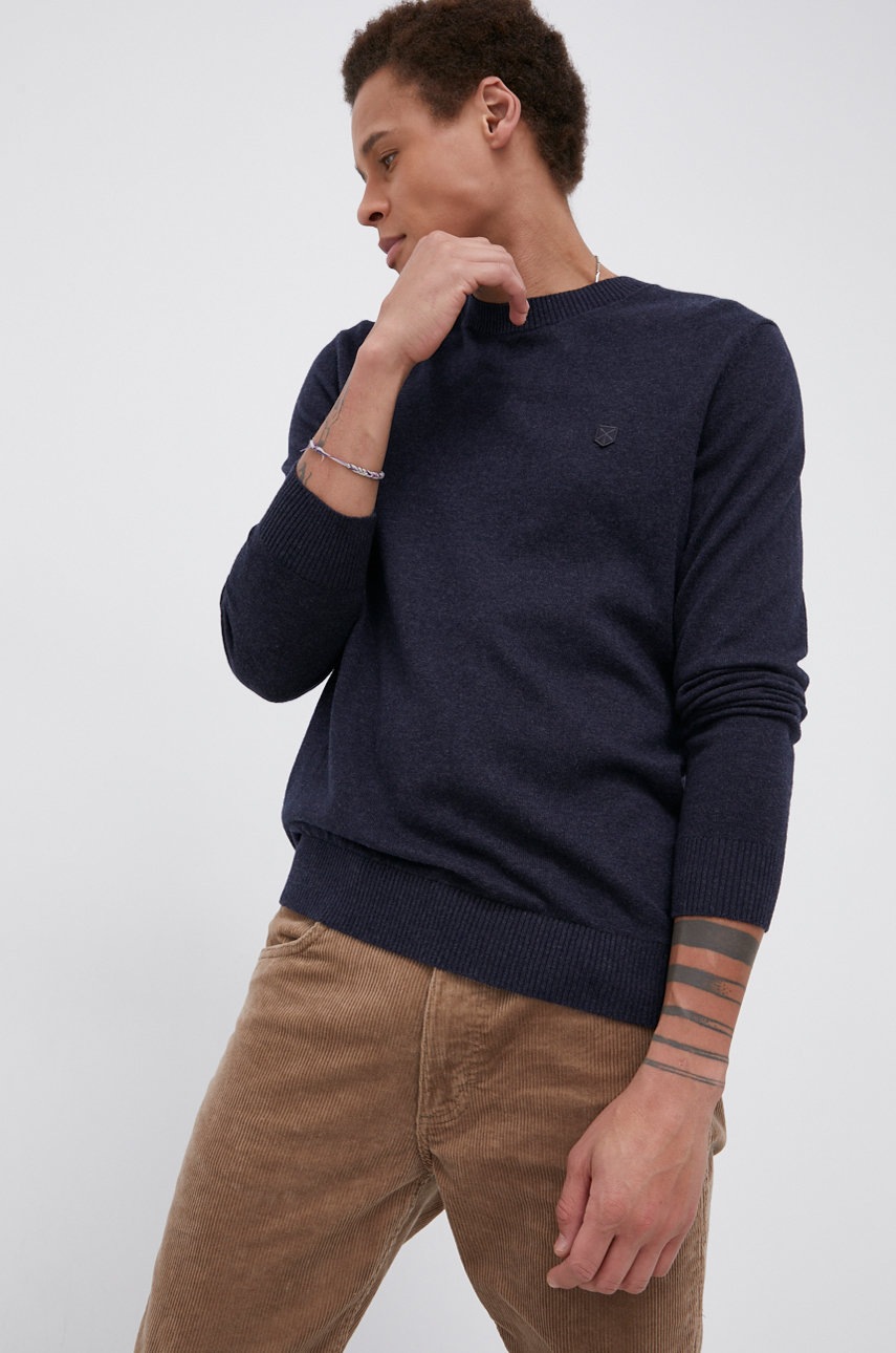 

Premium by Jack&Jones - Пуловер с кашмир, Тъмносин
