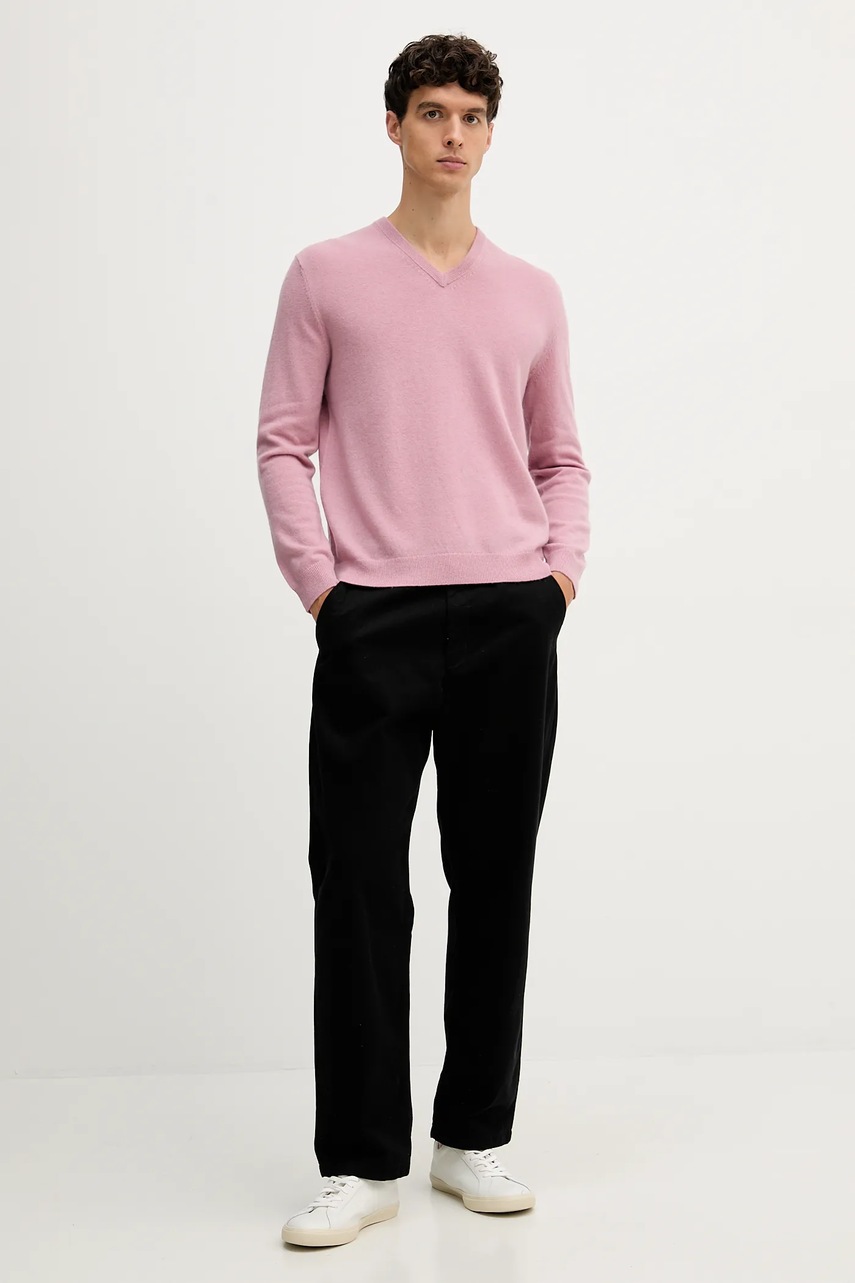 Шерстяной свитер United Colors of Benetton цвет серый 1002U4407 Шерстяной свитер United Colors of Benetton цвет серый 1002U4407