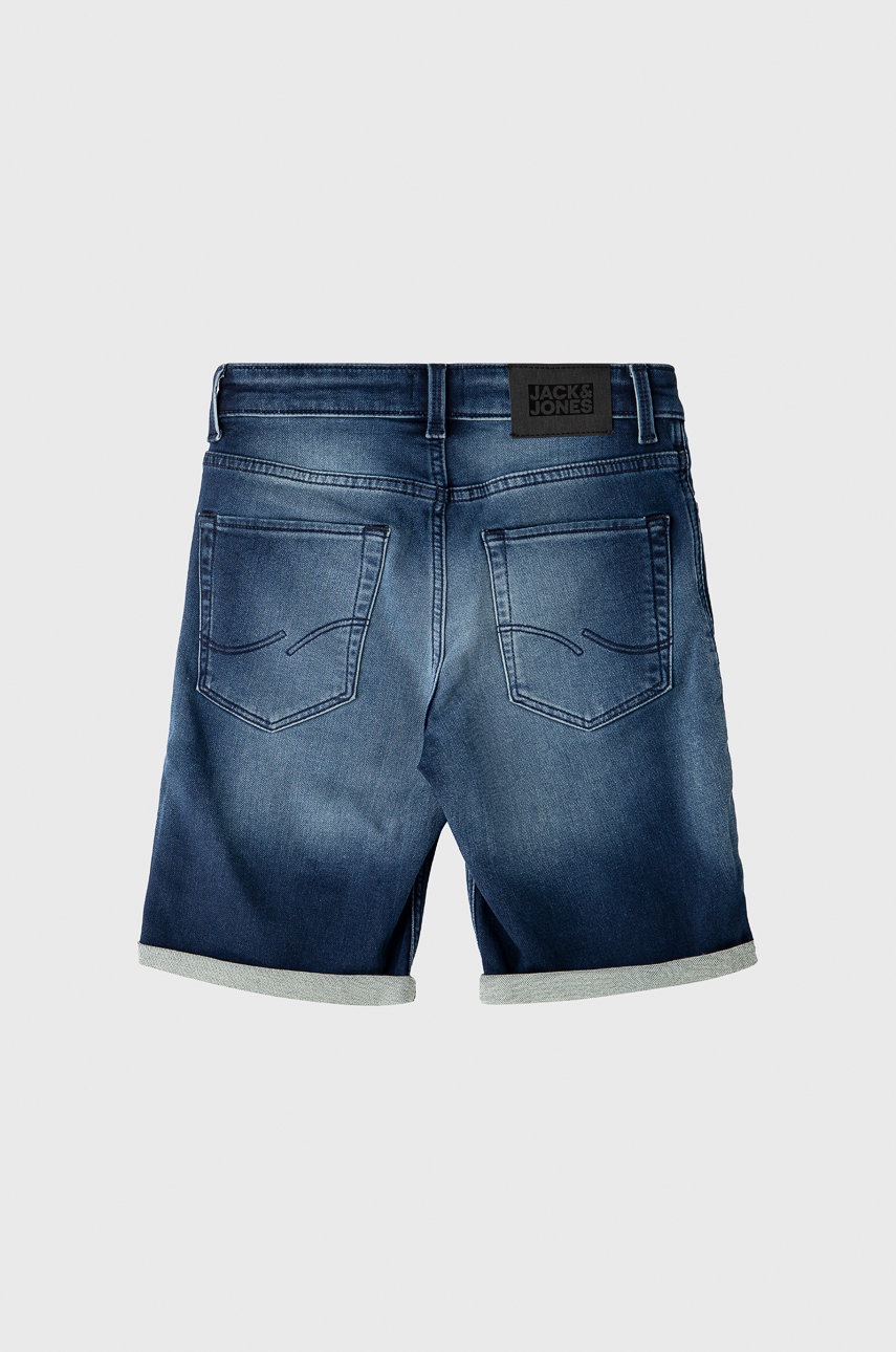 

Дитячі джинсові шорти Jack & Jones колір синій регульована талія