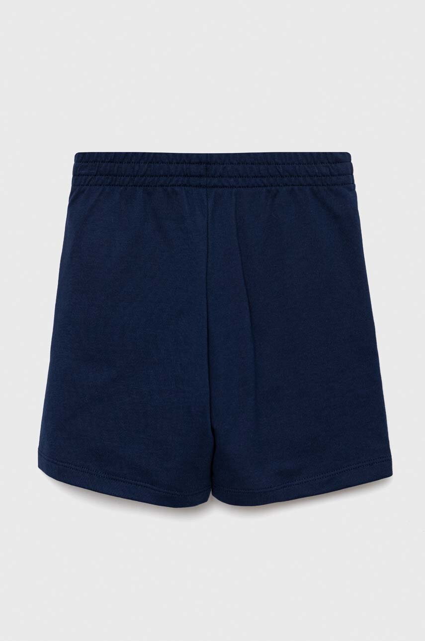 Детские хлопковые шорты EA7 Emporio Armani цвет синий Детские хлопковые шорты EA7 Emporio Armani цвет синий