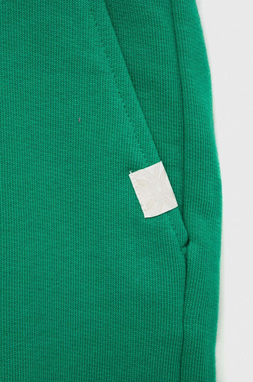United Colors Of Benetton Pantaloni Scurți Din Bumbac Pentru Copii Culoarea Verde, Talie Reglabila