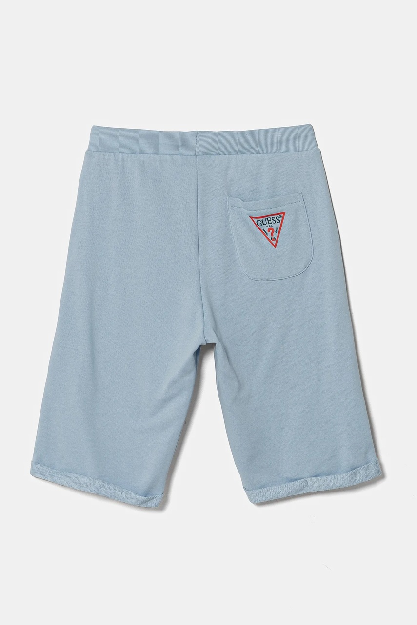 Детские хлопковые шорты Guess регулируемая талия L93Q25 KAUG0