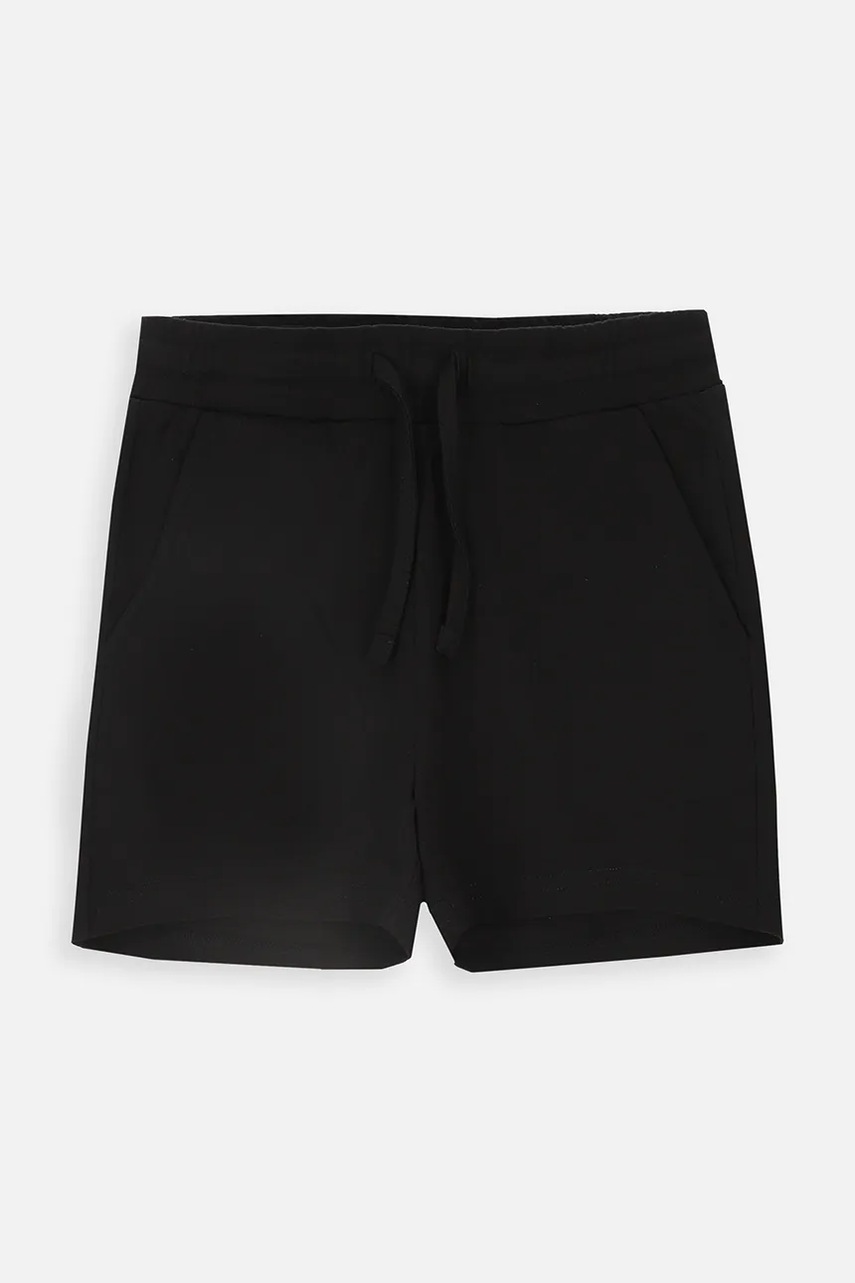 Детские хлопковые шорты Coccodrillo цвет чёрный  Basic Girl