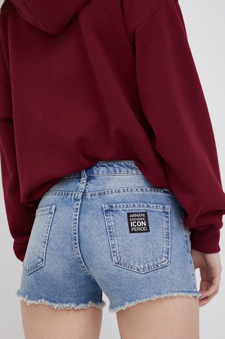Armani Exchange Pantaloni Scurti Jeans Femei, Neted, Medium Waist
