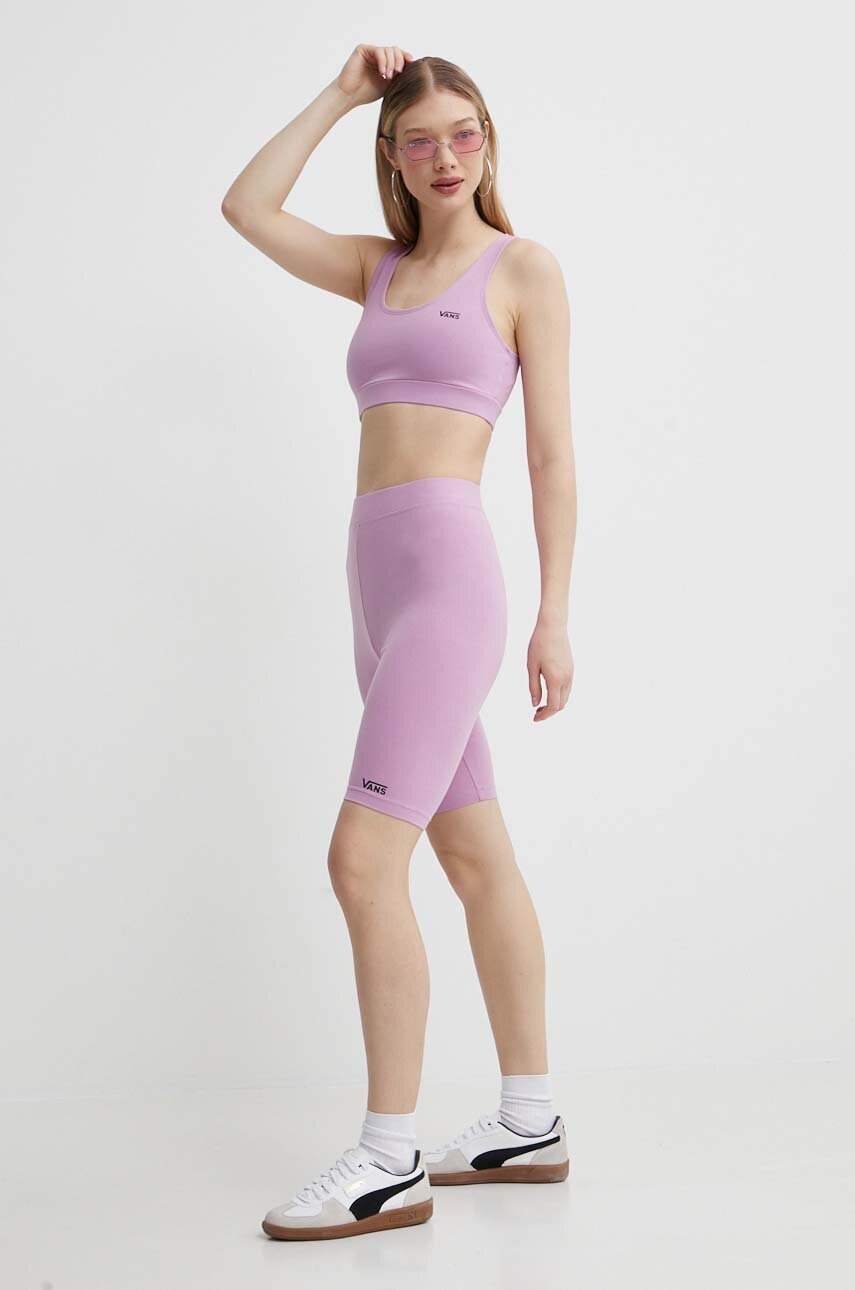 Σορτς Vans χρώμα: μοβ φωτογραφία