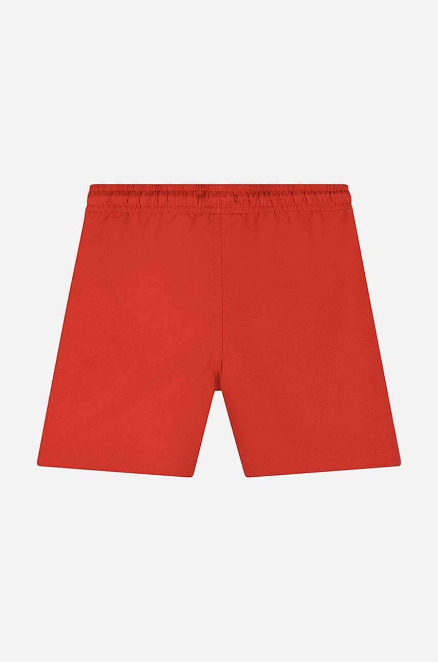 Otroške Kopalne Kratke Hlače Timberland Swim Shorts Rdeča Barva