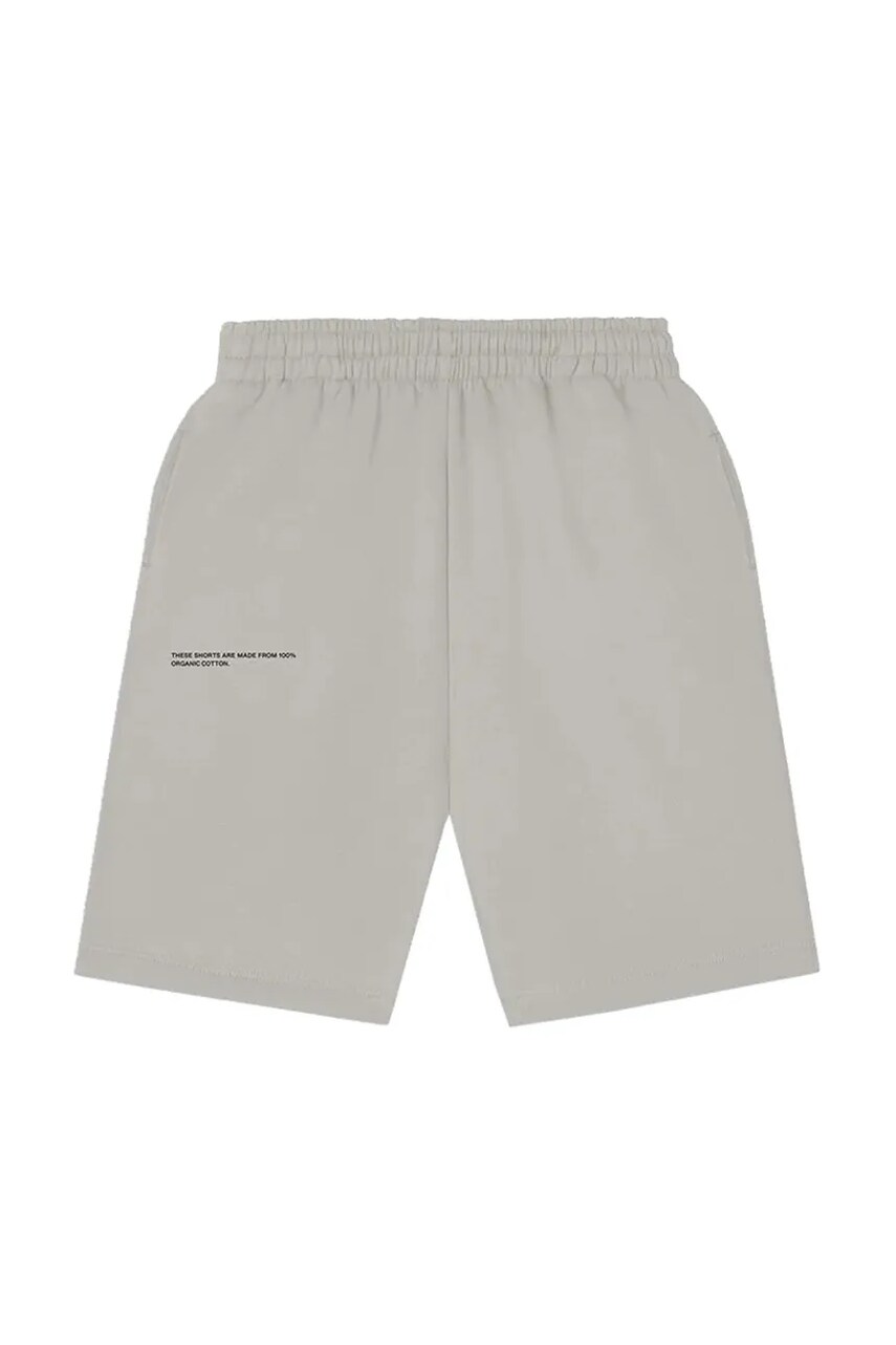 Pangaia pantaloni scurți KIDS\' 365 MIDWEIGHT LONG SHORTS culoarea bej, talie reglabila, 10000425