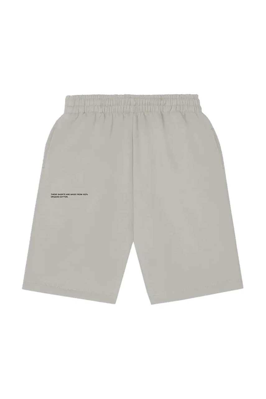 Pangaia pantaloni scurți KIDS\' 365 MIDWEIGHT LONG SHORTS culoarea bej, talie reglabila, 10000425