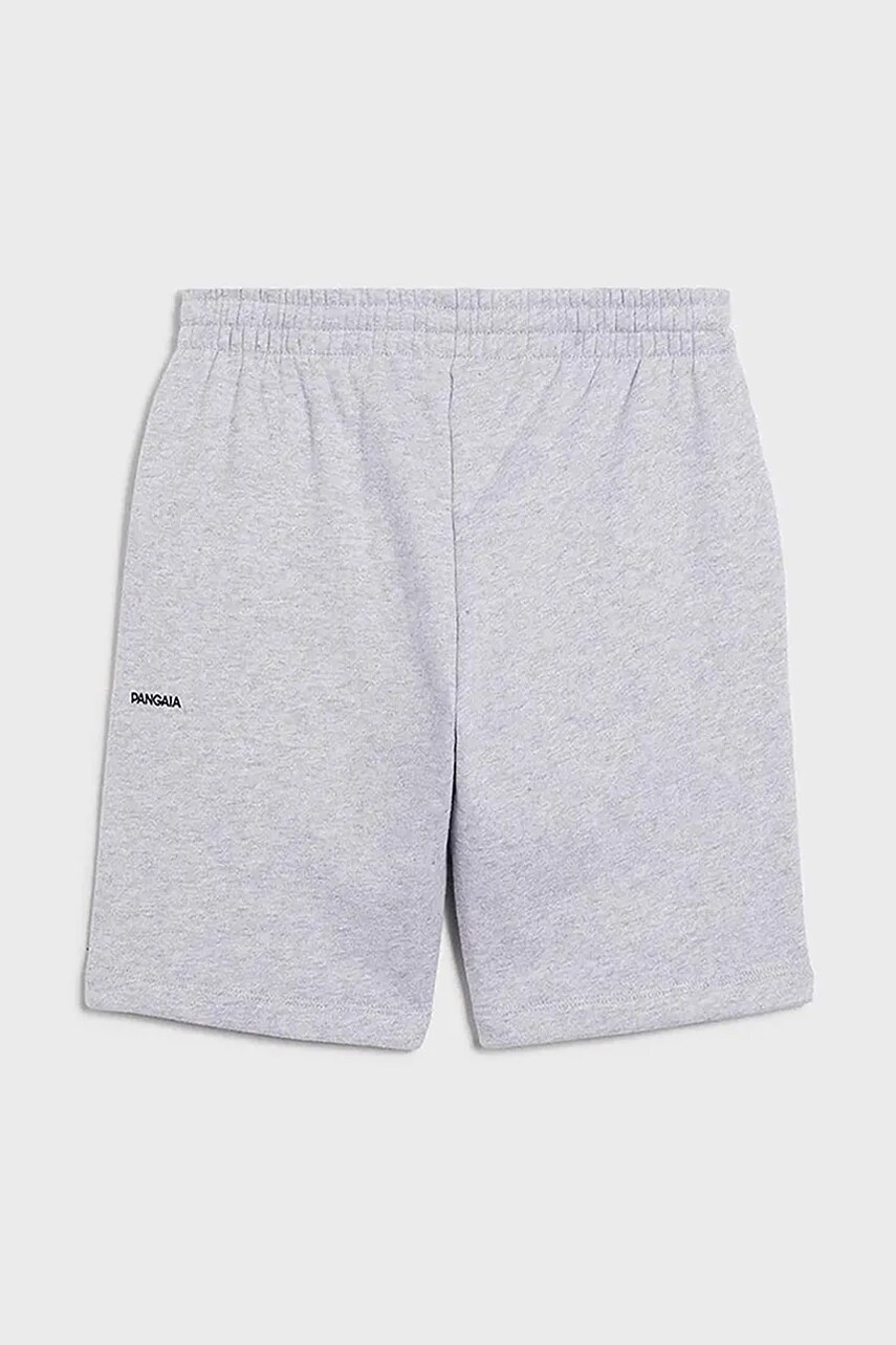 Pangaia pantaloni scurți KIDS\' 365 MIDWEIGHT LONG SHORTS culoarea gri, talie reglabila, 10000425