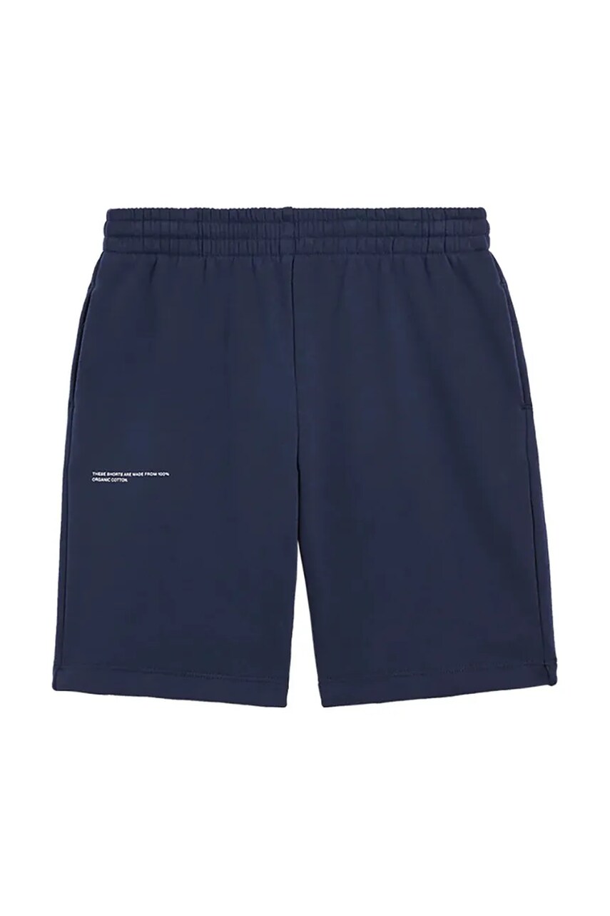 Pangaia pantaloni scurți KIDS\' 365 MIDWEIGHT LONG SHORTS culoarea bleumarin, talie reglabila, 10000425