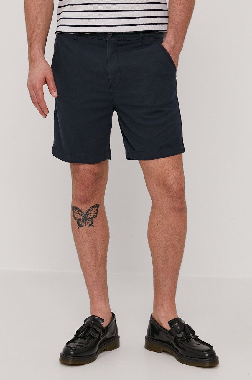 Selected Homme Pantaloni scurți bărbați, culoarea albastru marin 2023 ❤️ Pret Super answear imagine noua 2022