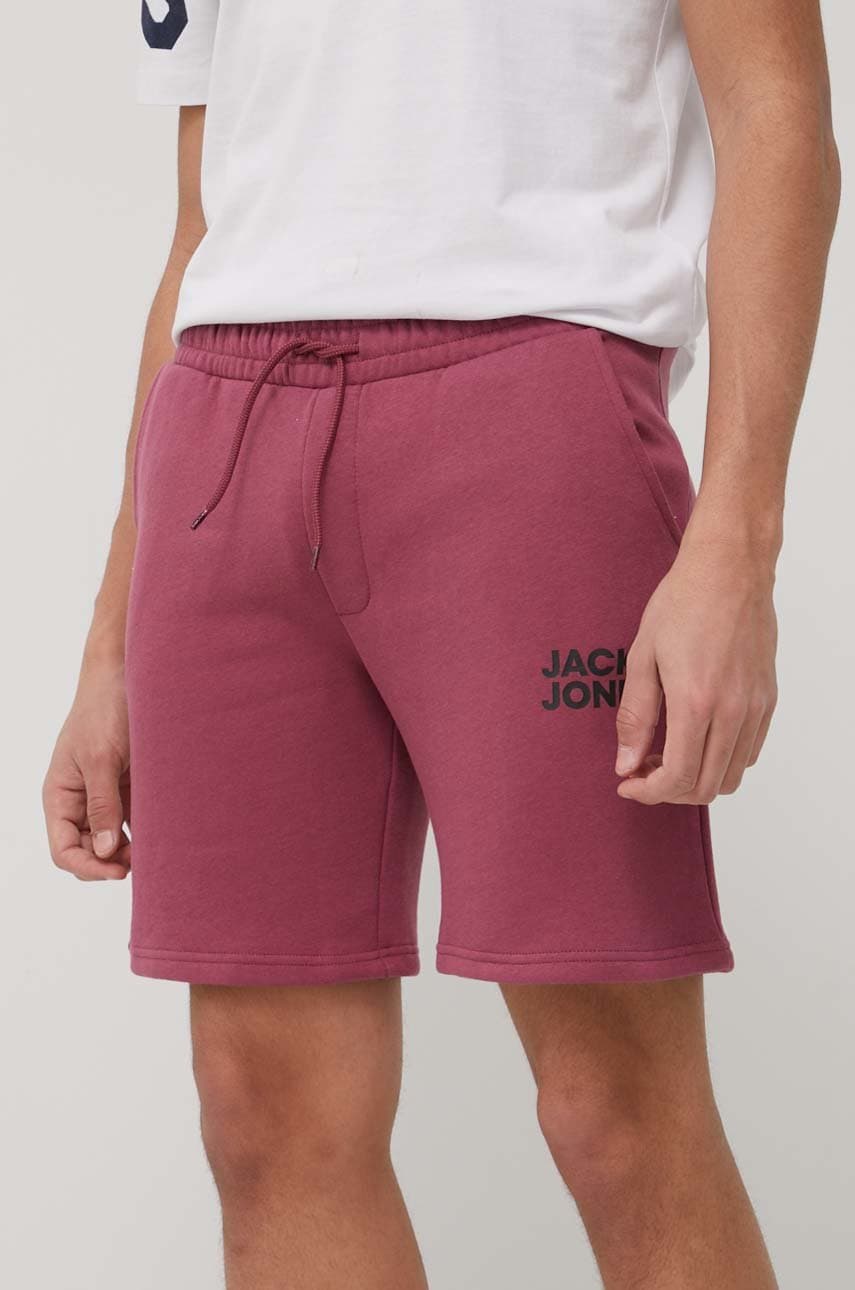 Jack & jones pantaloni scurti barbati, culoarea roz