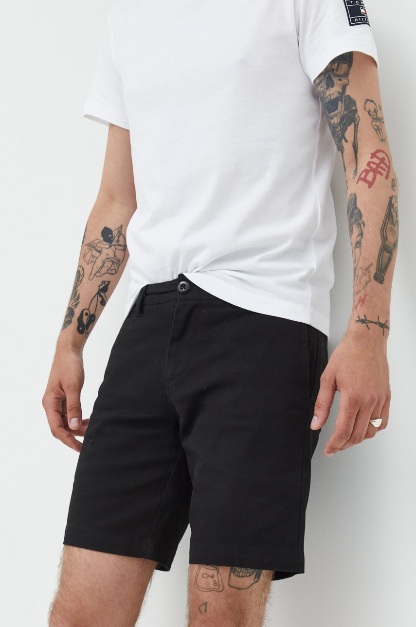 Deus Ex Machina Pantaloni Scurti Barbati, Culoarea Negru