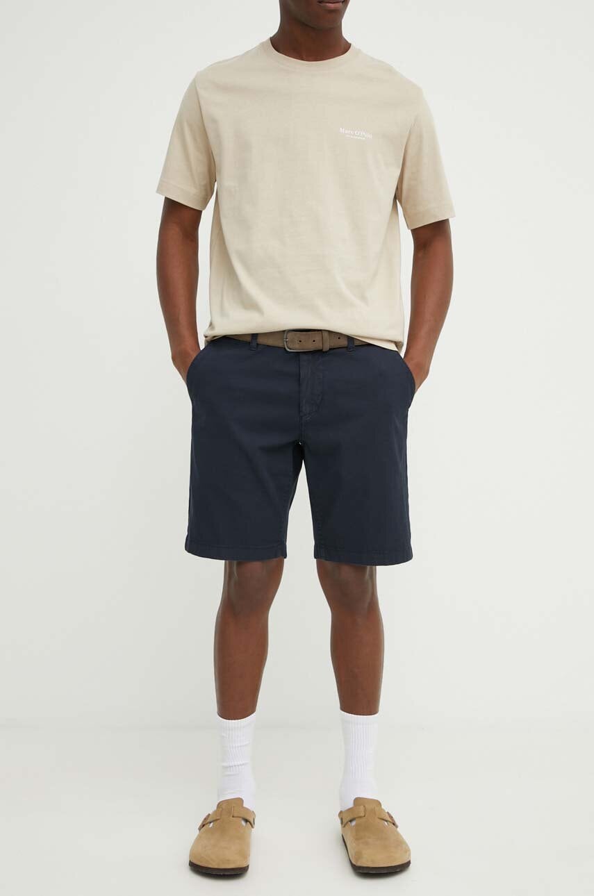 Marc O'Polo pantaloni scurti barbati, culoarea albastru marin Marc O'Polo pantaloni scurti barbati, culoarea albastru marin