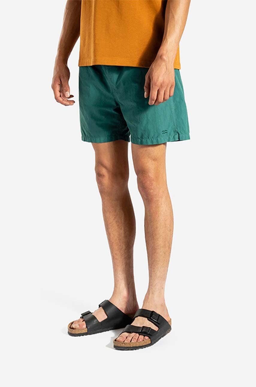 Norse Projects pantaloni scurți Hauge Swimmers bărbați, culoarea verde N35.0581.7184-7184 Norse Projects pantaloni scurți Hauge Swimmers bărbați, culoarea verde N35.0581.7184-7184
