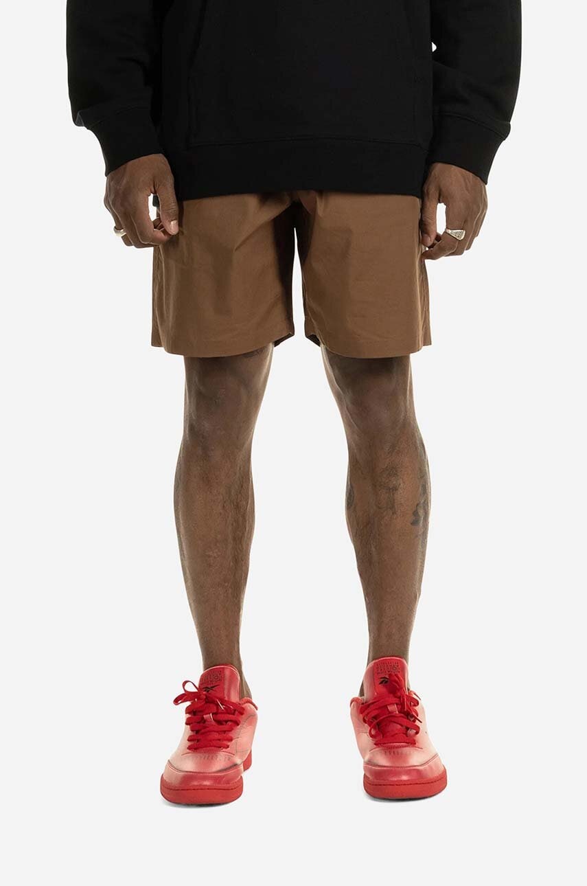 Taikan pantaloni scurți din bumbac culoarea maro TS0002.BRN-BRN Taikan pantaloni scurți din bumbac culoarea maro TS0002.BRN-BRN