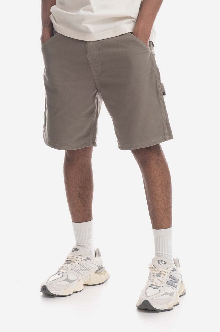 Stan Ray pantaloni scurți din bumbac Painter culoarea bej SS23013DUS-DUS Stan Ray pantaloni scurți din bumbac Painter culoarea bej SS23013DUS-DUS